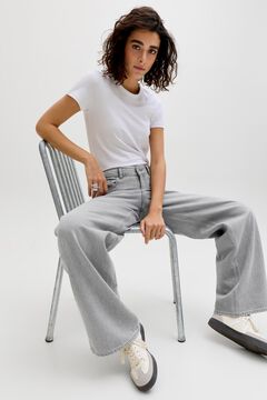 Jack & Jones Pantal&oacute;n vaquero wide leg de tiro alto