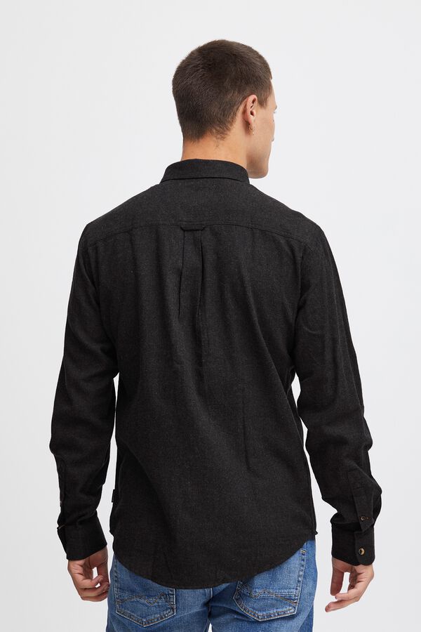 Blend Cotton long sleeve shirt black