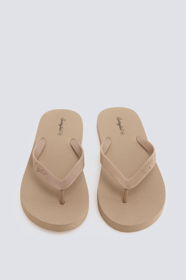 Springfield Toe post sandal brown