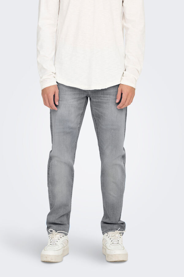 Only & Sons Regular fit jeans grey