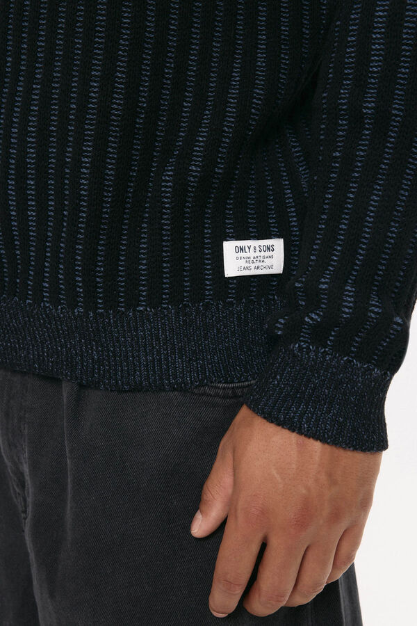 Only & Sons Jersey cuello redondo negro