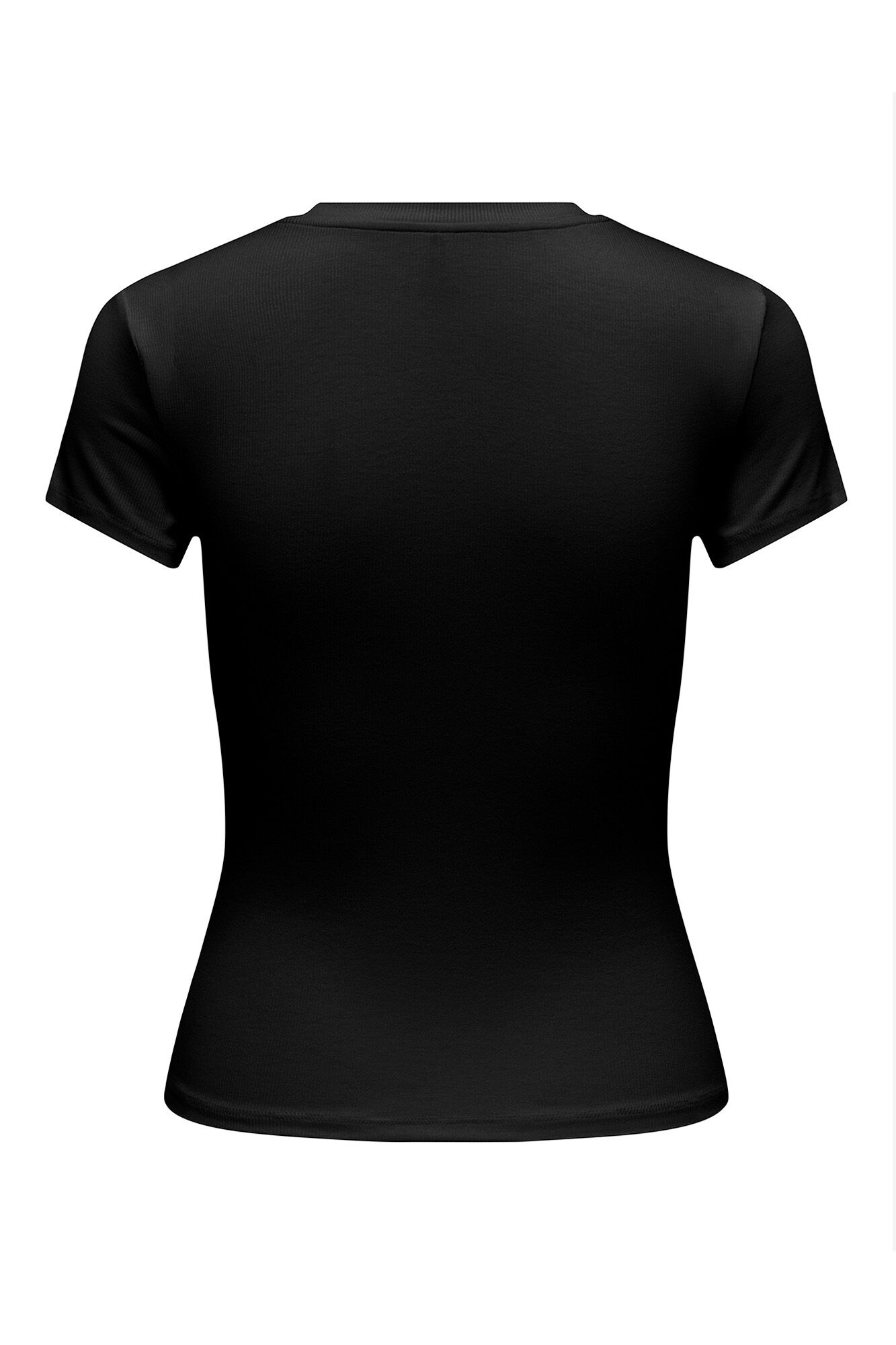 Only Camiseta strass ajustada