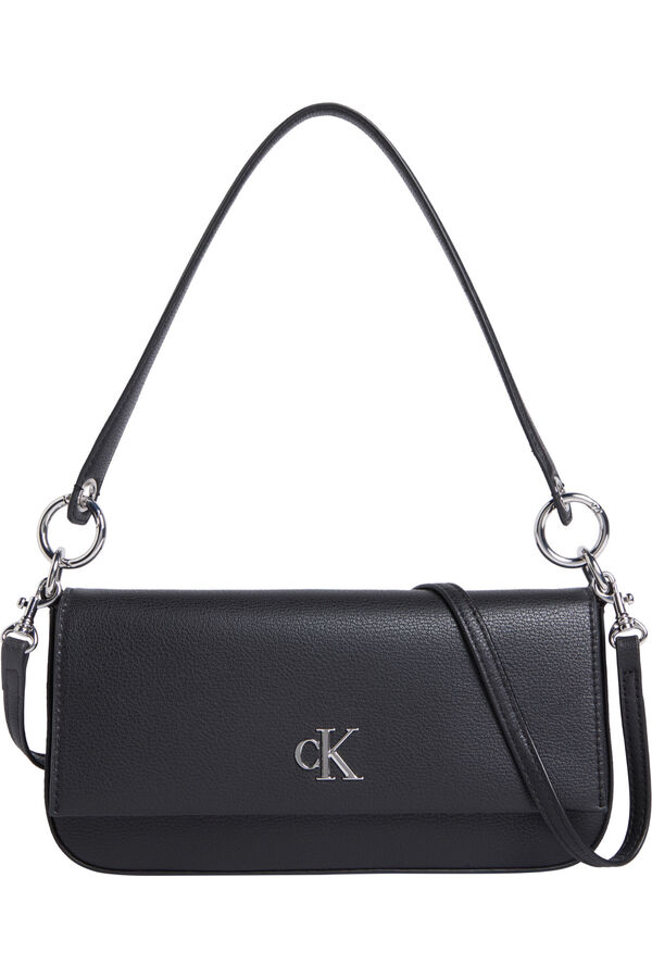 Calvin Klein Bolsa feminina com logo preto