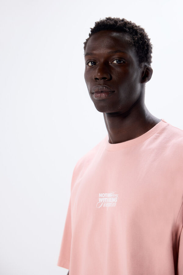 Springfield Camiseta irregular rosa