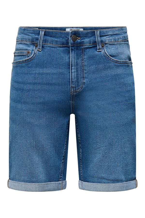 Only & Sons Denim Bermuda shorts blue