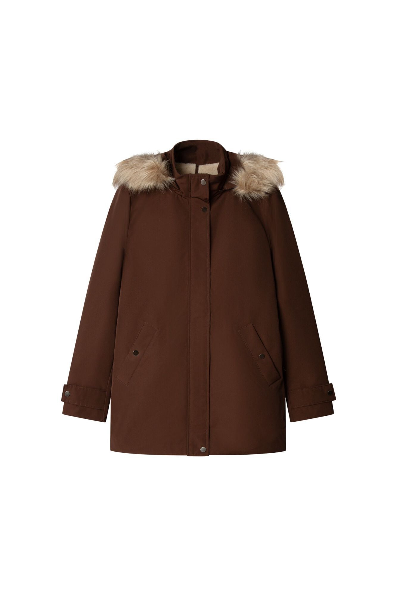 Springfield Parka with faux fur hood