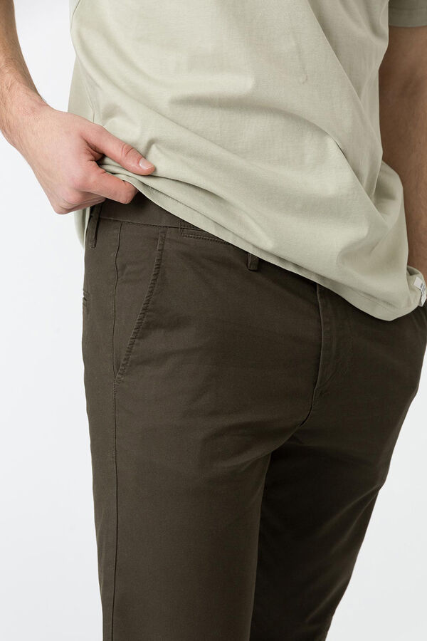 Tiffosi Pantal&oacute;n Chino Slim Fit verde