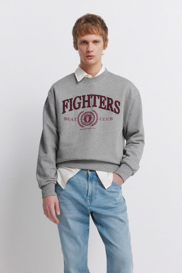 Springfield Medium light wash regular fit jeans blue