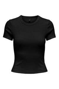 Only Geripptes Crop-Top