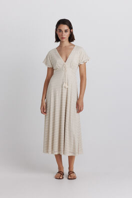 Vestido bordado cordón