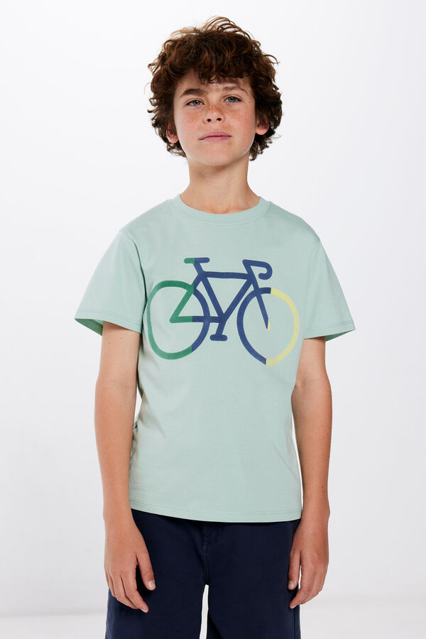 Springfield T-shirt bicicleta menino verde
