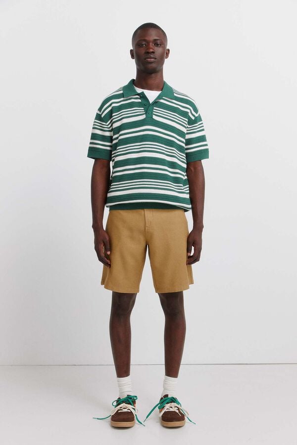 Springfield Bermuda l&eacute;g&egrave;re coupe confort camel