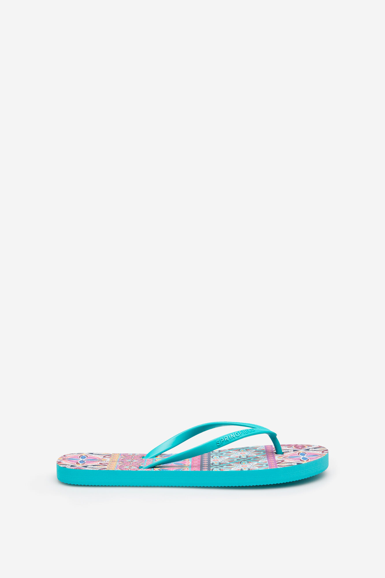 dark green flip flops