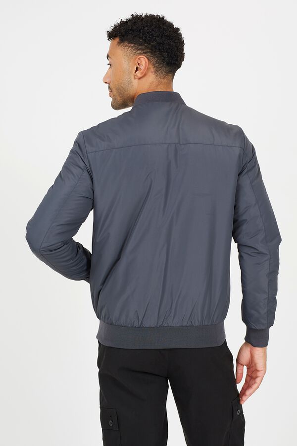 Brave Soul Puffer bomber grey