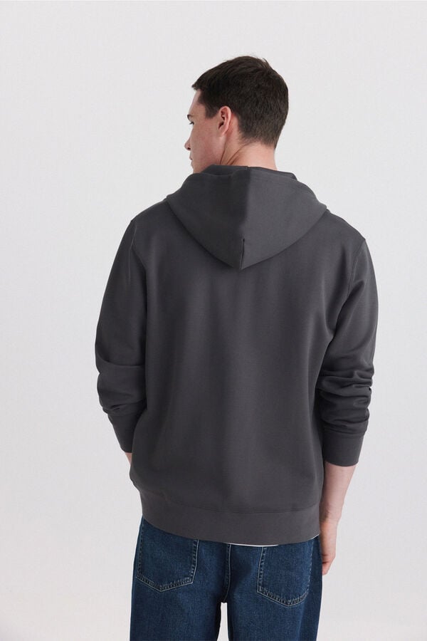Springfield Technical hooded sweatshirt grey
