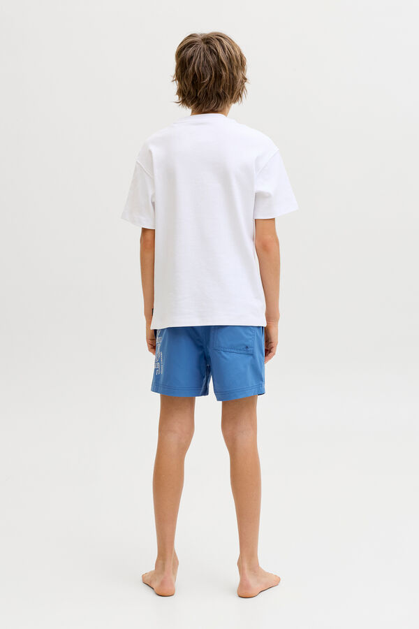 Jack & Jones Junior Logo regular swimwear blue