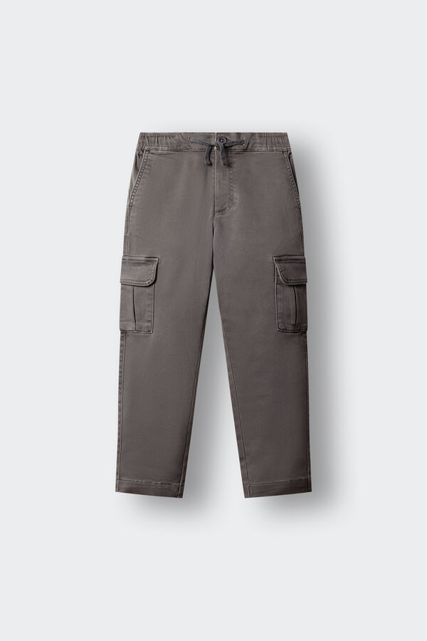 Springfield Kids Pantalon jogger cargo ni&ntilde;o gris