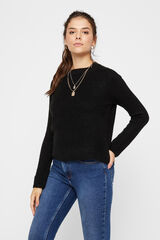Springfield Essential jersey-knit jumper noir