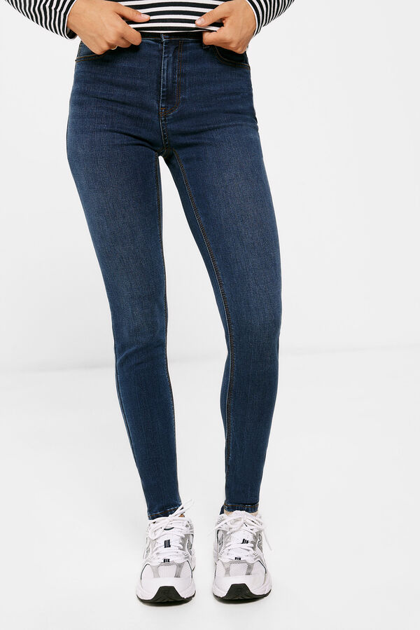 Springfield Cotton jegging jeans blue