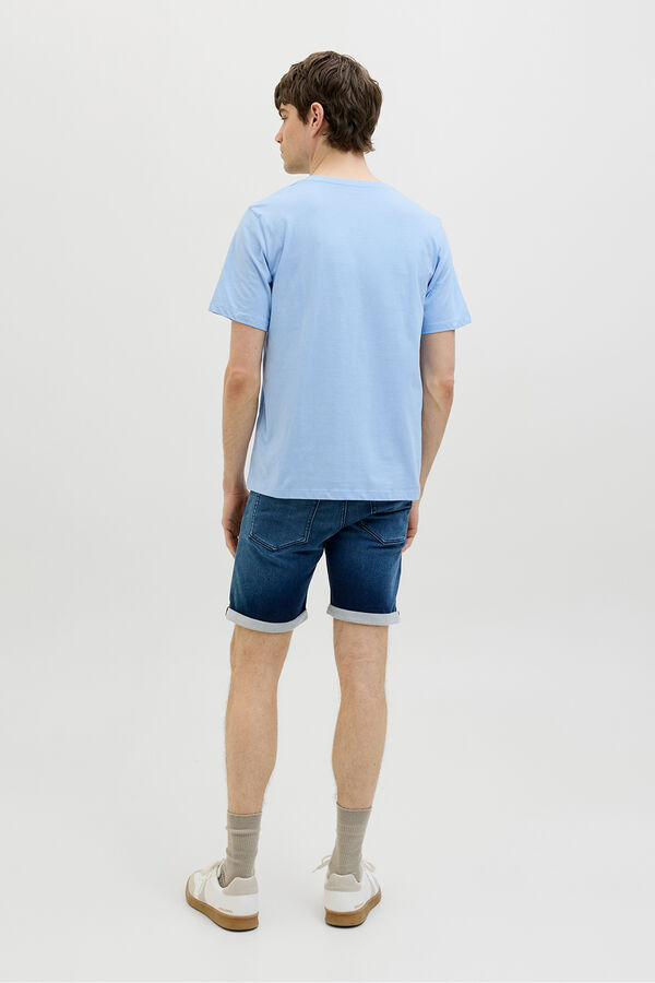 JJ REBEL Regular fit T-shirt Plava