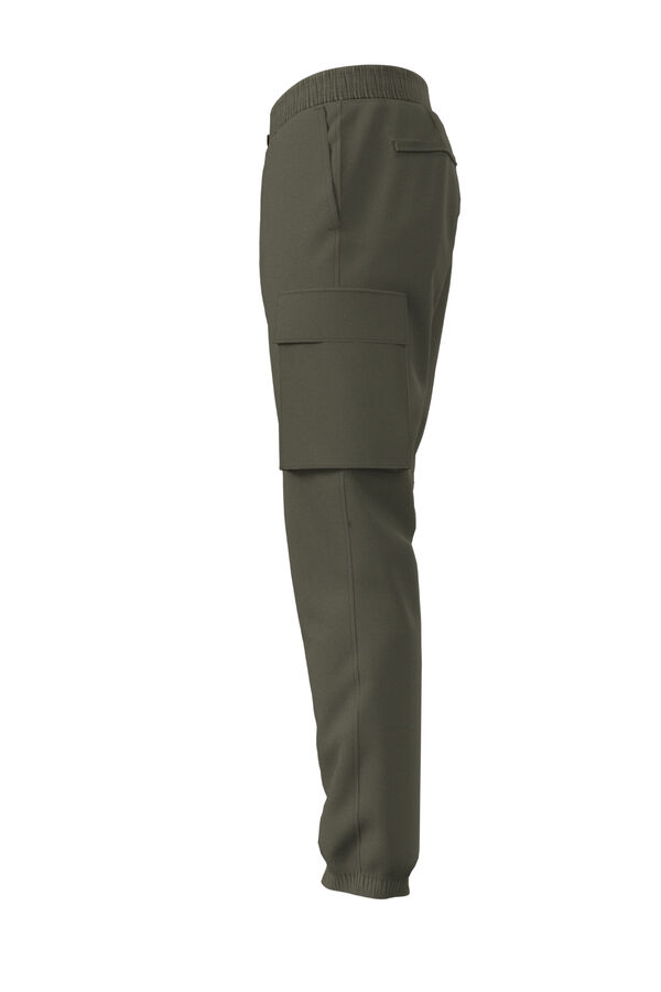 CK Jeans Skinny cargo trouser green