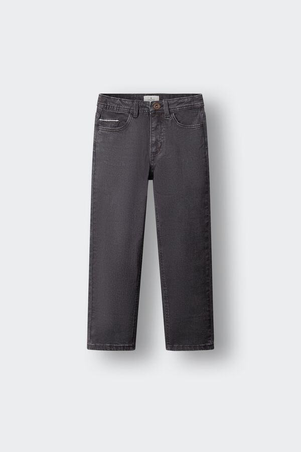 Springfield Kids Pantalon denim ni&ntilde;o negro