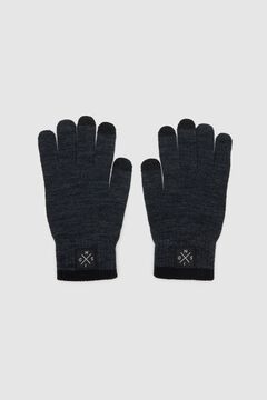 Inside Tactile knit gloves