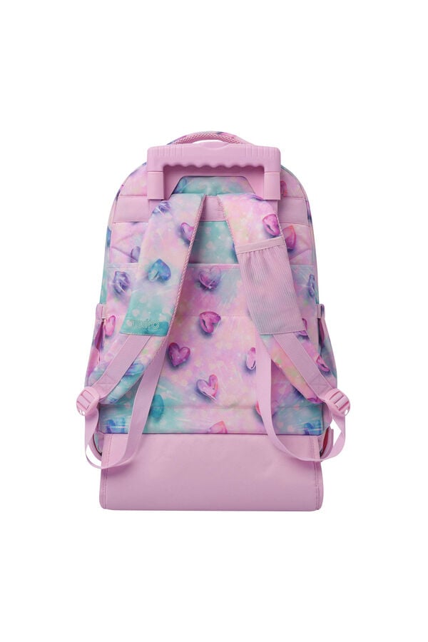 Totto Mochila Renglones Glitter rosa