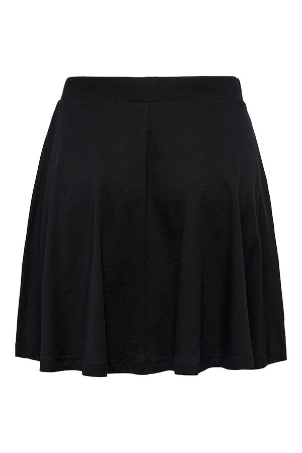 Springfield Short cotton skirt black