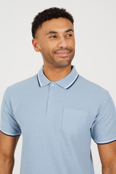 Brave Soul Polo de manga corta con bolsillo