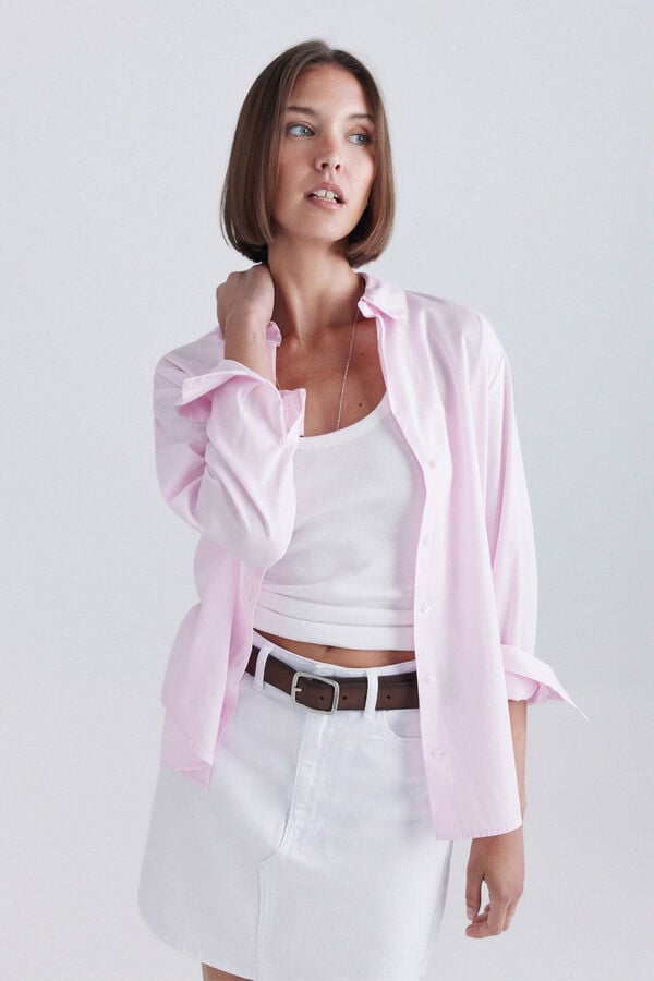 Springfield Cotton shirt pink