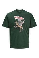 Jack & Jones Totenkopf T-Shirt Gr&uuml;n