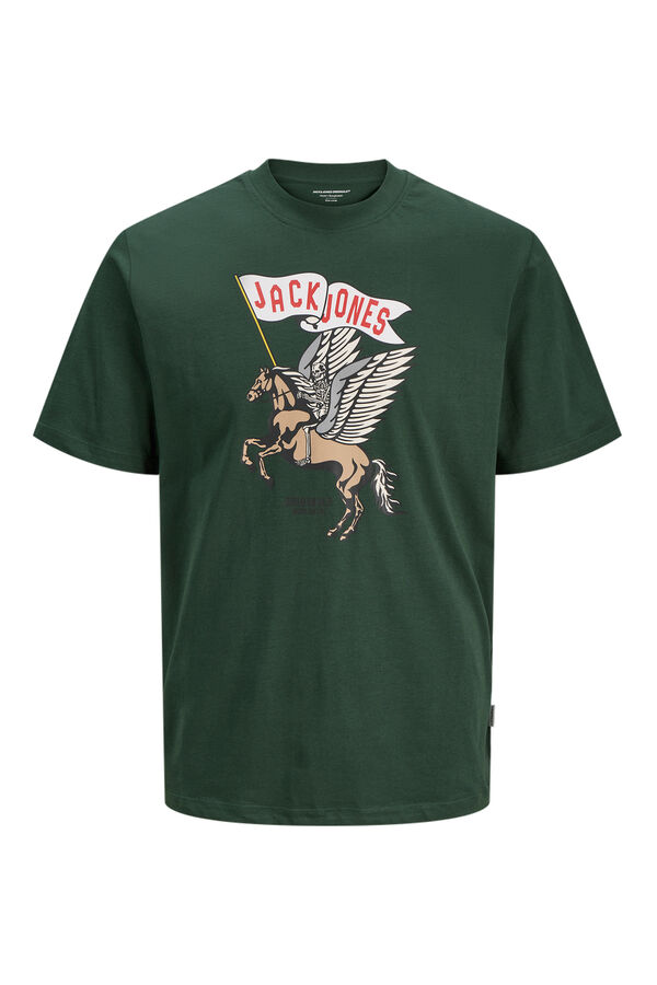 Jack & Jones Totenkopf T-Shirt Gr&uuml;n