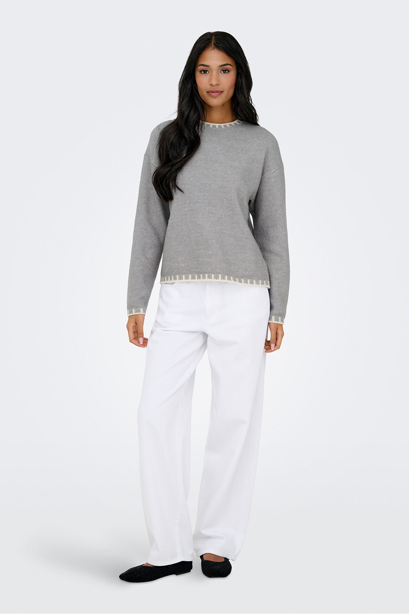 JDY Camisola gola redonda