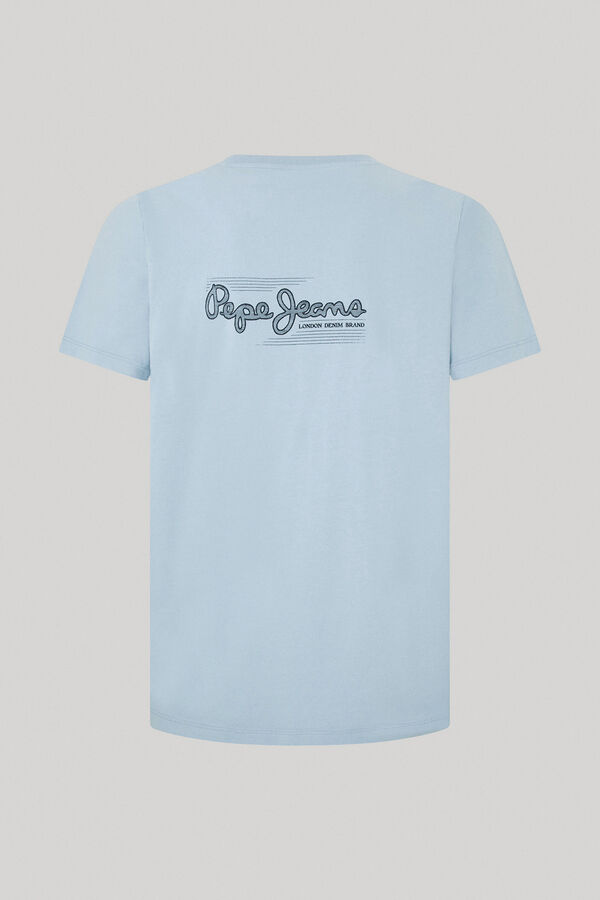 Springfield Logo T-shirt svetloplava
