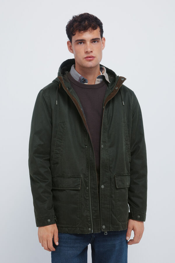 Springfield Cotton parka printed