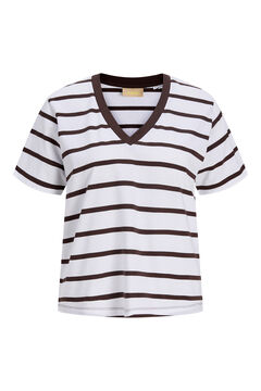 Jack & Jones Camiseta rayas cuello pico