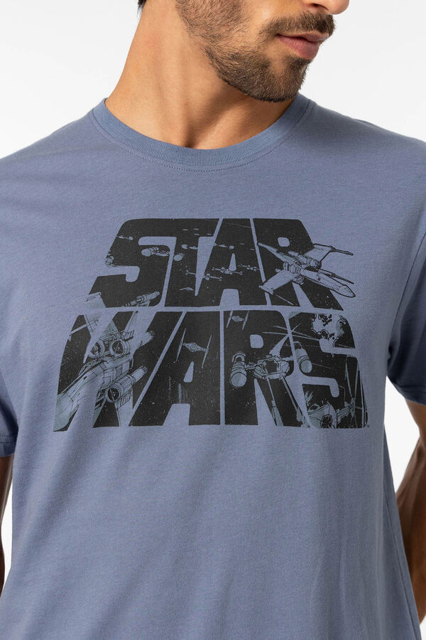 Springfield T-shirt ™ Star Wars steel blue
