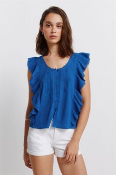 Springfield Romantic ruffle blouse