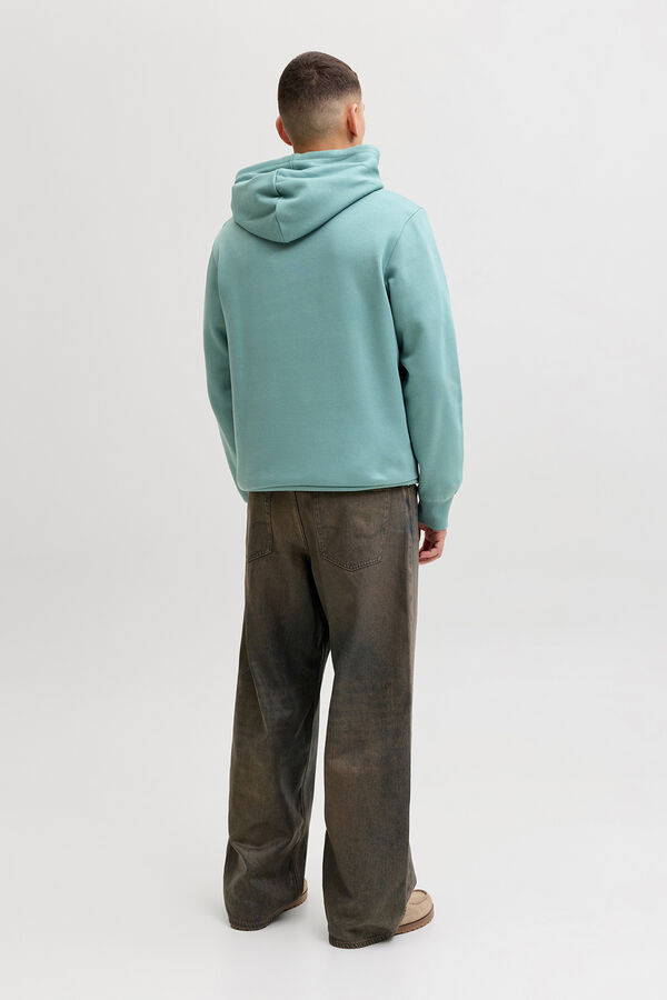 Jack & Jones Sudadera con capucha regular fit turquesa