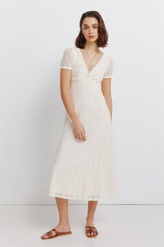 Springfield Crochet midi dress