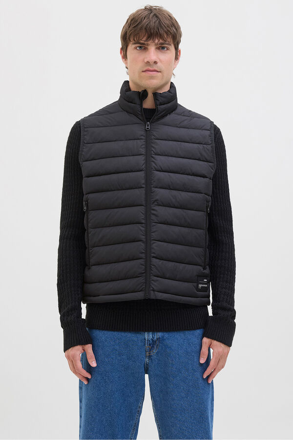 JJ REBEL Lightweight puffer gilet black