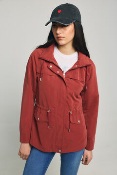Only Parka corta con capucha