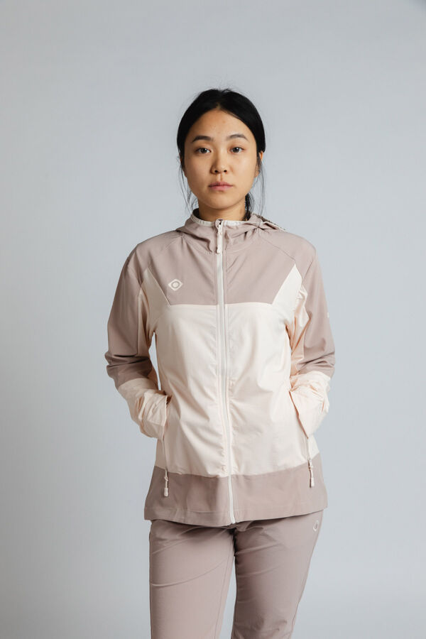 Izas Lightweight hooded jacket pink