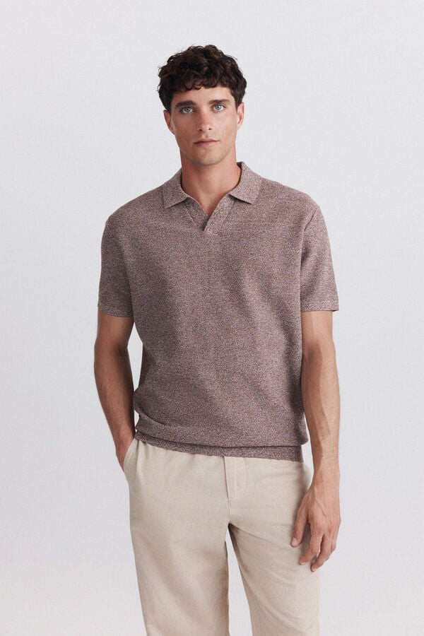 Springfield Polo em estrutura moulinee vermelho