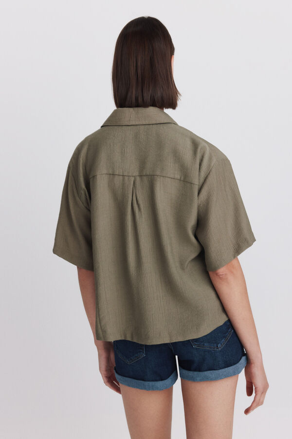 Springfield Fluid short sleeve shirt beige