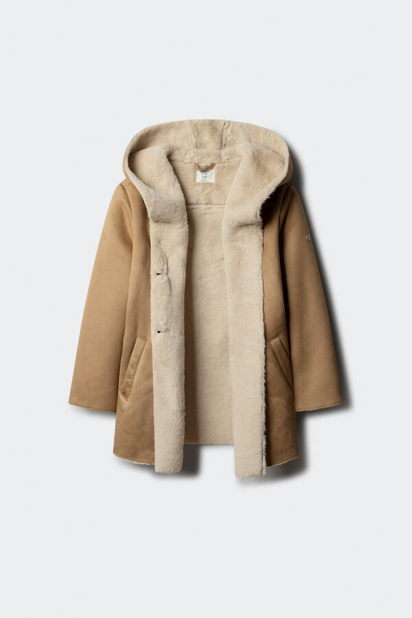 Springfield Kids Chaqueta paño cruzada niña beige