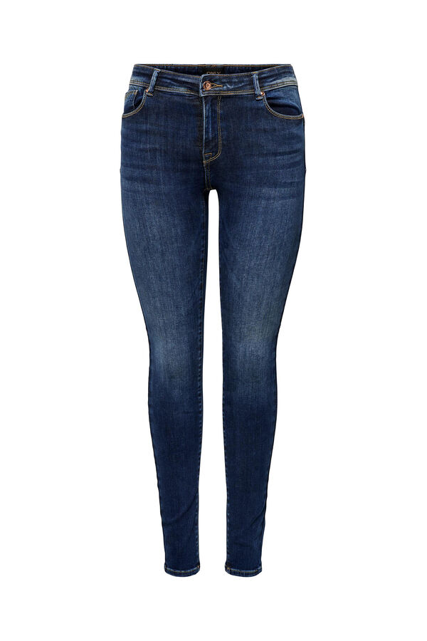 Springfield Jeans skinny de cintura alta azulado