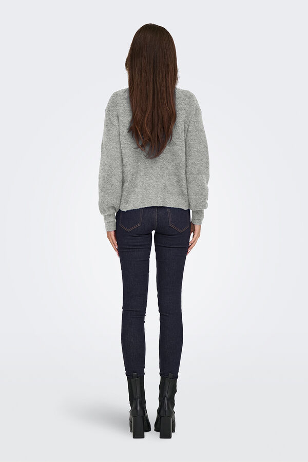 JDY C&aacute;rdigan cierre de botones gris