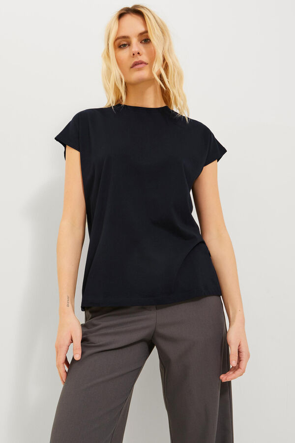 Springfield Oversize short-sleeved T-shirt black